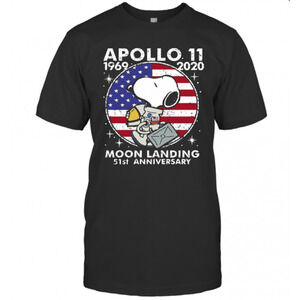Snoopy Apollo 11 1969 Moon Landing 51St Anniversary T-Shirt